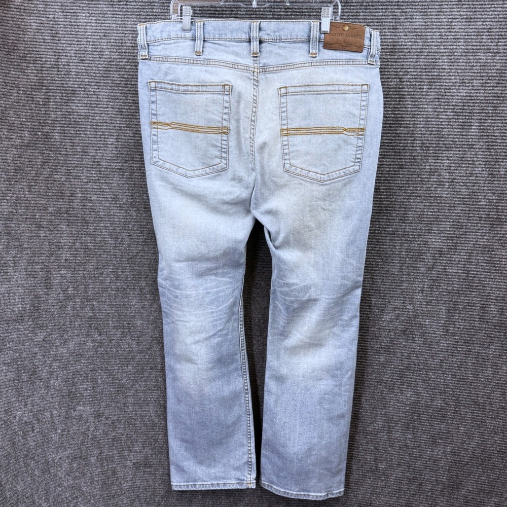 Cody James Men's Jackson Slim Straight Stretch Jeans - 40x32 (Light Cowboy Wash)